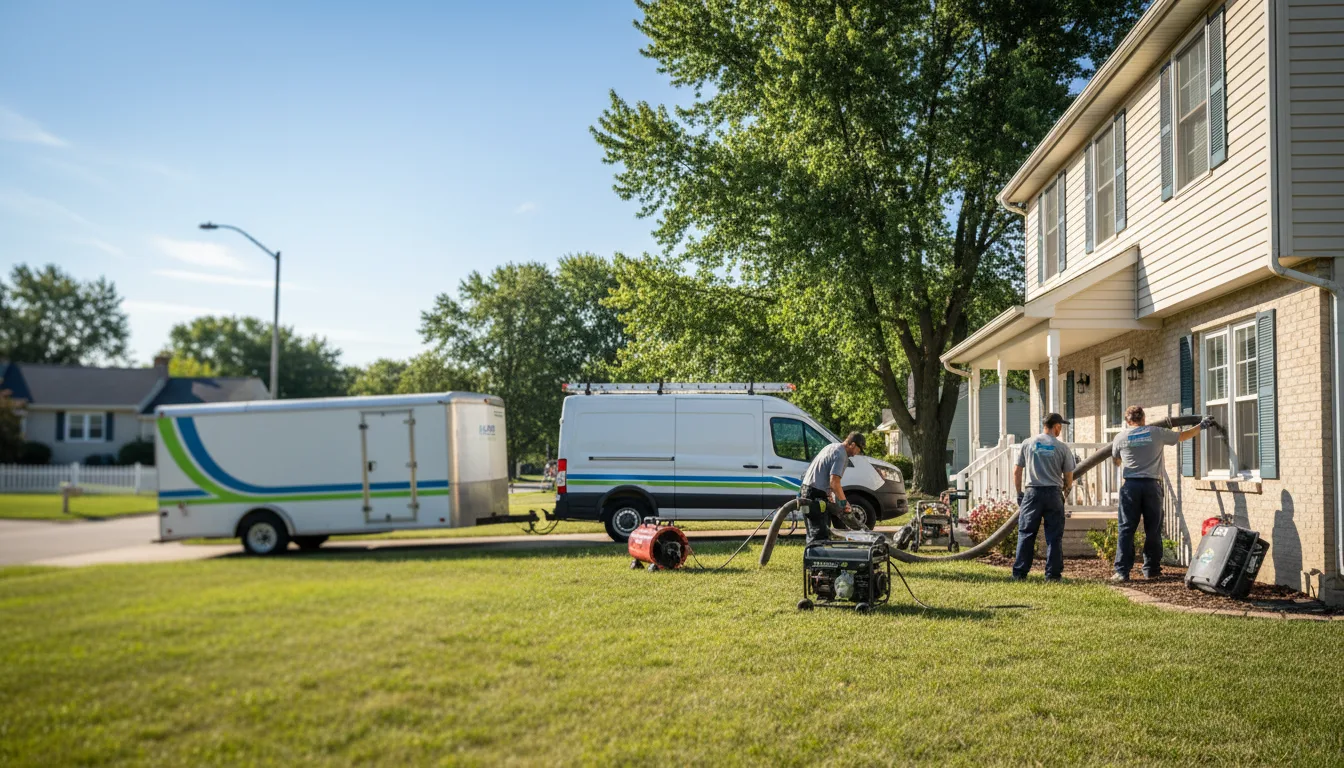 Flooded Basement Restoration And Cleanup With Repair in Hales Corners, WI near me